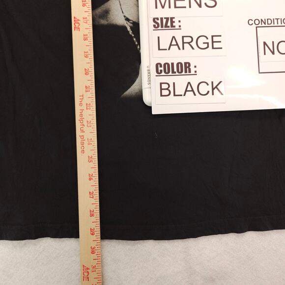 2Pac Tupac Rap Short Sleeve Graphic Crew Neck T Shirt Mens Size Large L Black - Picture 8 of 9